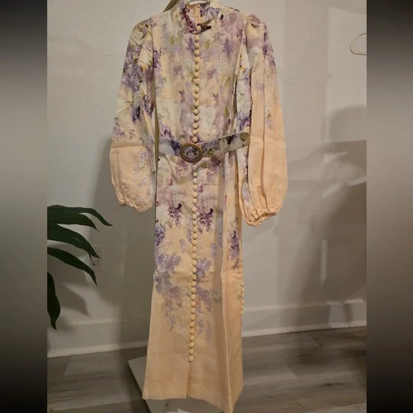 Zimmermann Beautiful Lyrical Floral button Midi dress - Picture 1 of 9
